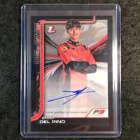 2025 Topps Chrome F1 BRUNO DEL PINO Chrome Autograph 75th Anniversary 55/75