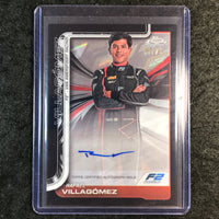 2025 Topps Chrome F1 RAFAEL VILLAGOMEZ Chrome Autograph 75th Anniversary 1/75