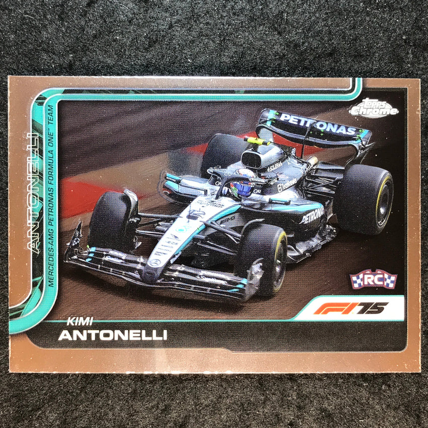 2025 Topps Chrome F1 KIMI ANTONELLI Rookie Base #80