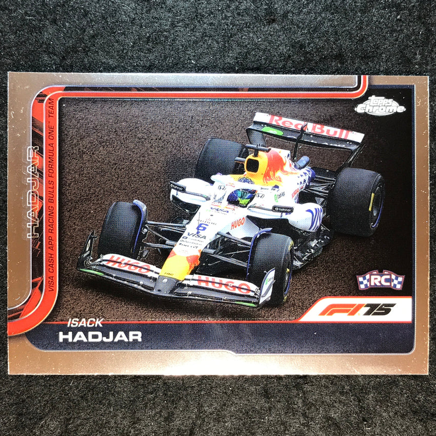 2025 Topps Chrome F1 ISACK HADJAR Rookie Base #84