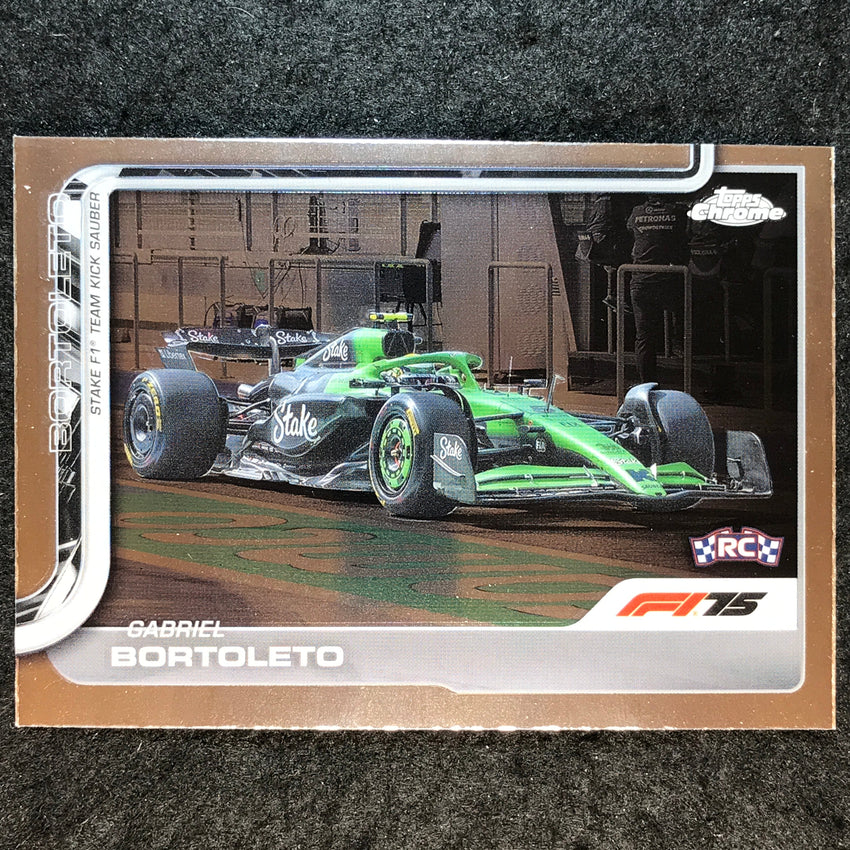2025 Topps Chrome F1 GABRIEL BORTOLETO Rookie Base #92