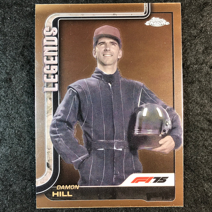 2025 Topps Chrome F1 DAMON HILL Base F1 Legends #150