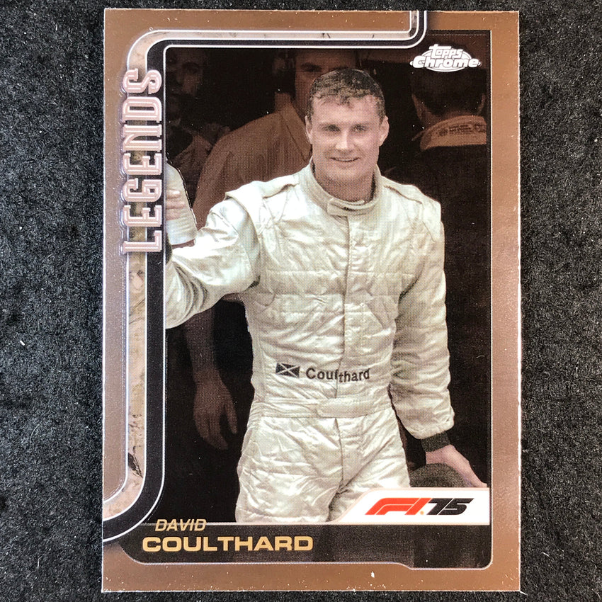 2025 Topps Chrome F1 DAVID COULTHARD Base F1 Legends #151