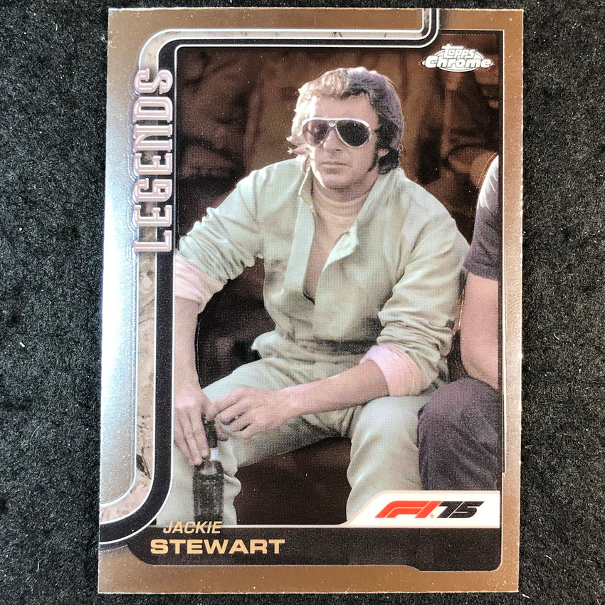 2025 Topps Chrome F1 JACKIE STEWART Base F1 Legends #154