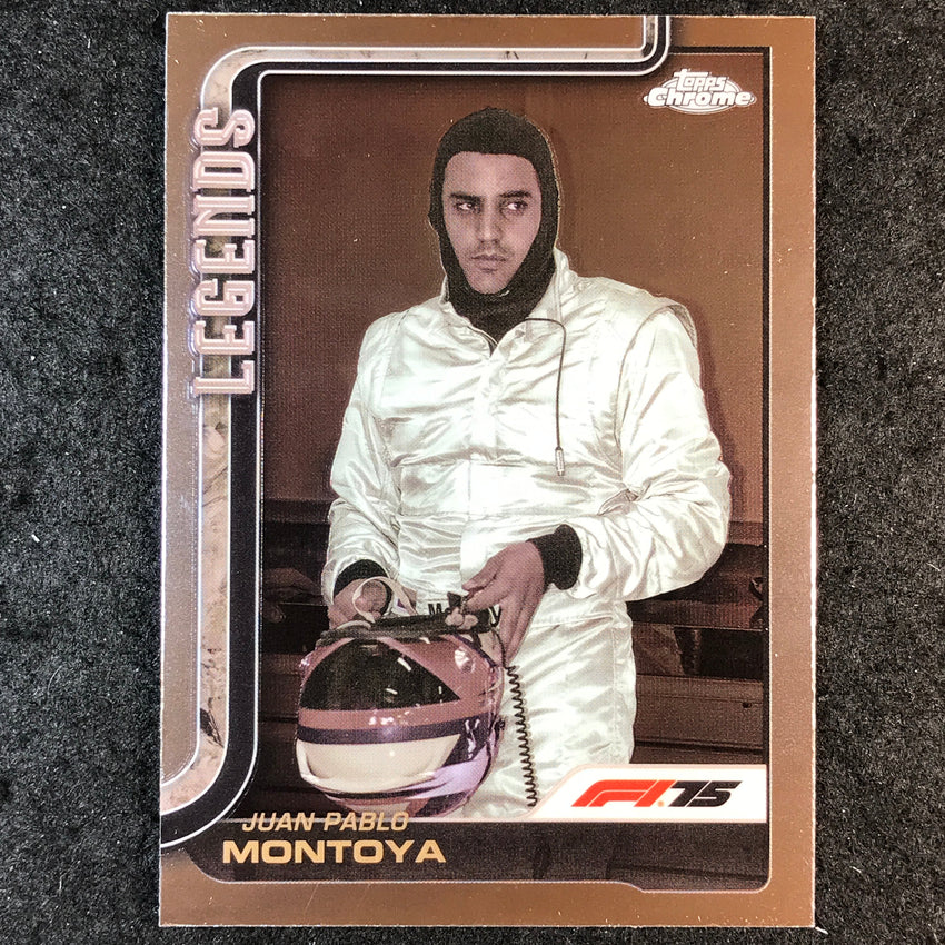 2025 Topps Chrome F1 JUAN PABLO MONTOYA Base F1 Legends #156