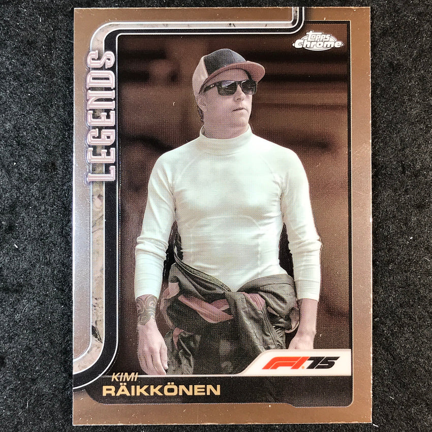 2025 Topps Chrome F1 KIMI RAIKKONEN Base F1 Legends #157