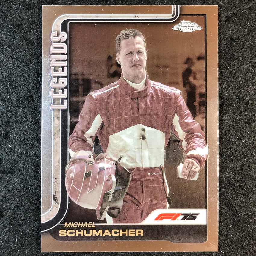 2025 Topps Chrome F1 MICHAEL SCHUMACHER Base F1 Legends #158