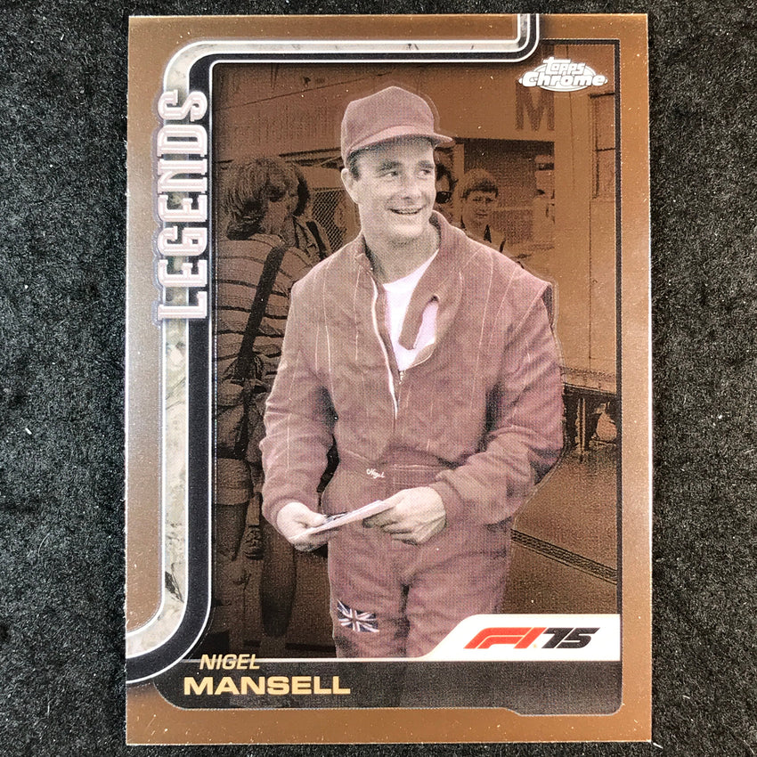 2025 Topps Chrome F1 NIGEL MANSELL Base F1 Legends #160