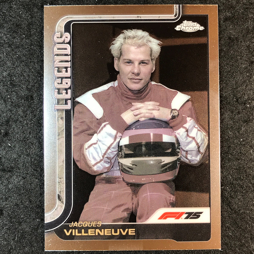 2025 Topps Chrome F1 JACQUES VILLENEUVE Base F1 Legends #163