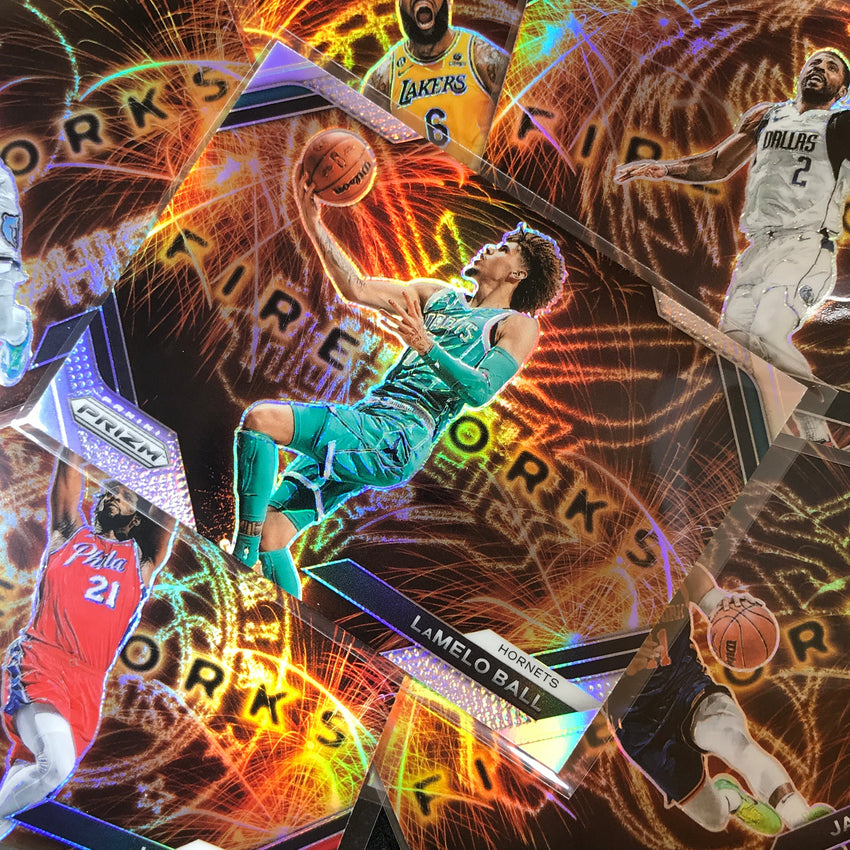 2023-24 Prizm Nba Demar Derozan Fireworks Silver Prizm No 1