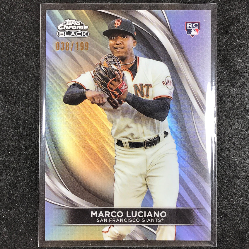 2024 Topps Chrome Black MLB MARCO LUCIANO Rookie Base Refractor 38/199