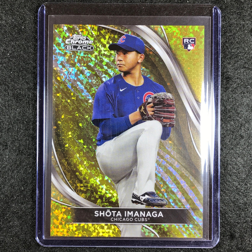 2024 Topps Chrome Black MLB SHOTA IMANAGA Rookie Base Gold Mini-Diamond 11/50
