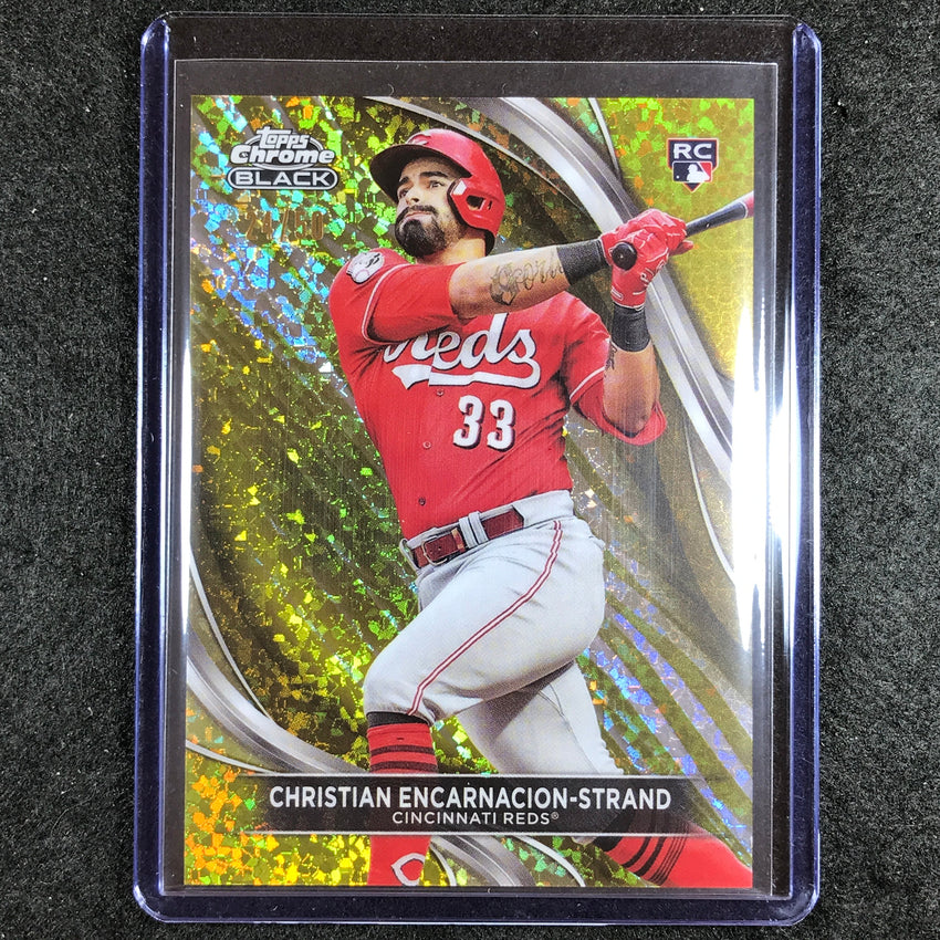 2024 Topps Chrome Black MLB ENCARNACION-STRAND Rookie Gold Mini-Diamond 24/50