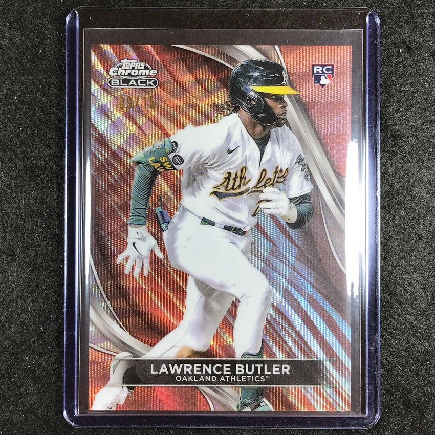 2024 Topps Chrome Black MLB LAWRENCE BUTLER Rookie Base Rose Gold Wave 9/15