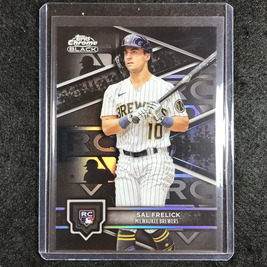 2024 Topps Chrome Black MLB SAL FRELICK Base Rookie Design Variation No. 10