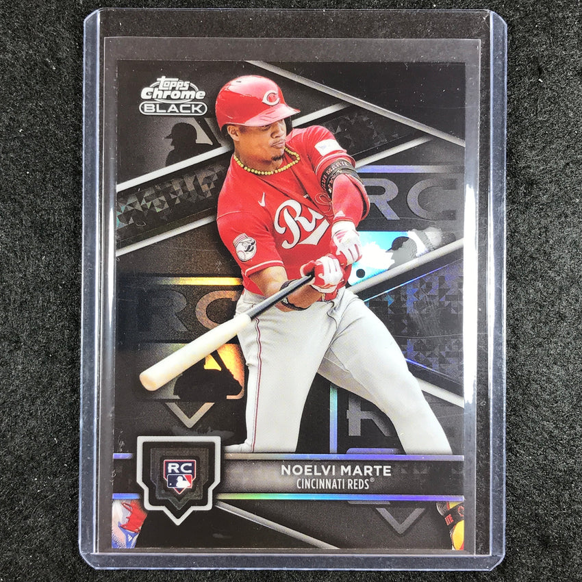 2024 Topps Chrome Black MLB NOELVI MARTE Base Rookie Design Variation No. 94