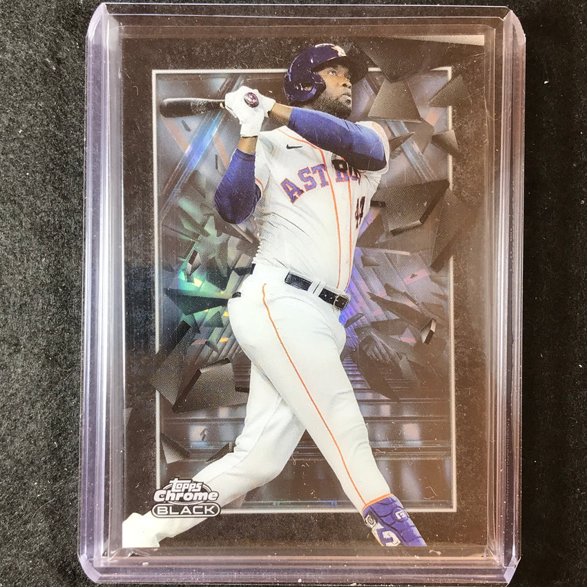 2024 Topps Chrome Black MLB YORDAN ALVAREZ Depth of Darkness SSP #18