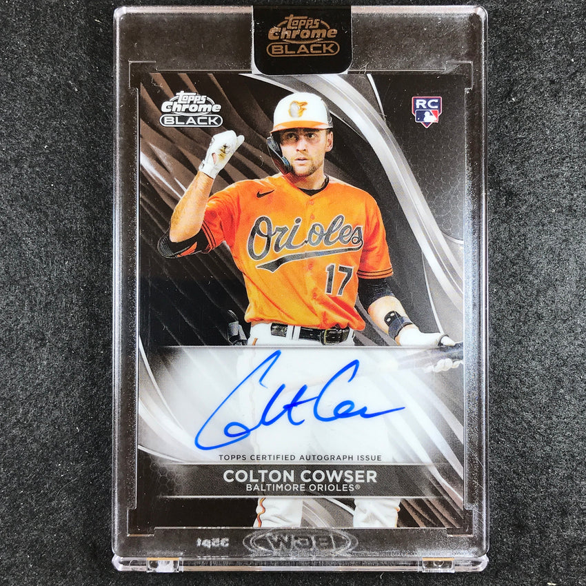 2024 Topps Chrome Black MLB COLTON COWSER Base Rookie Auto No. CC