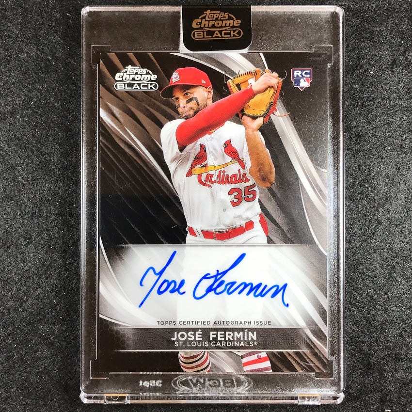 2024 Topps Chrome Black MLB JOSE FERMIN Base Rookie Auto #JF