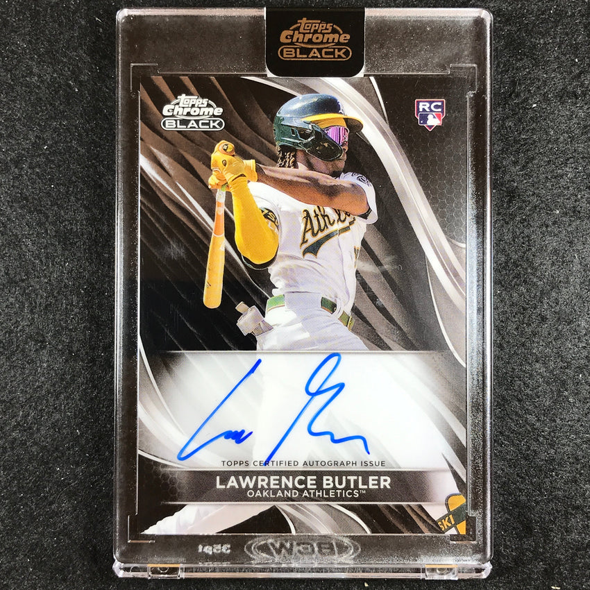 2024 Topps Chrome Black MLB LAWRENCE BUTLER Base Rookie Auto No. LB