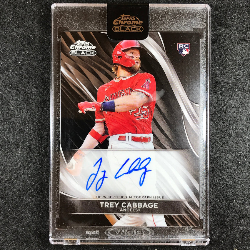 2024 Topps Chrome Black MLB TREY CABBAGE Base Rookie Auto #TC
