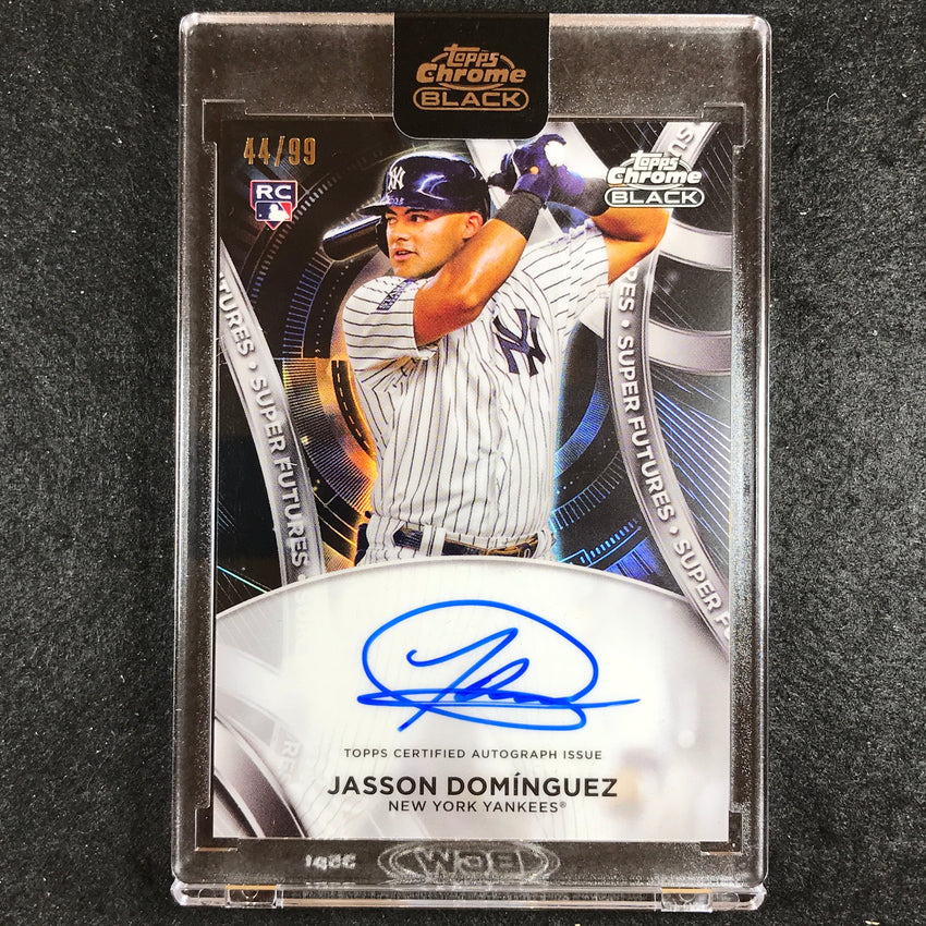 2024 Topps Chrome Black MLB JASSON DOMINGUEZ Super Futures Rookie Auto 44/99