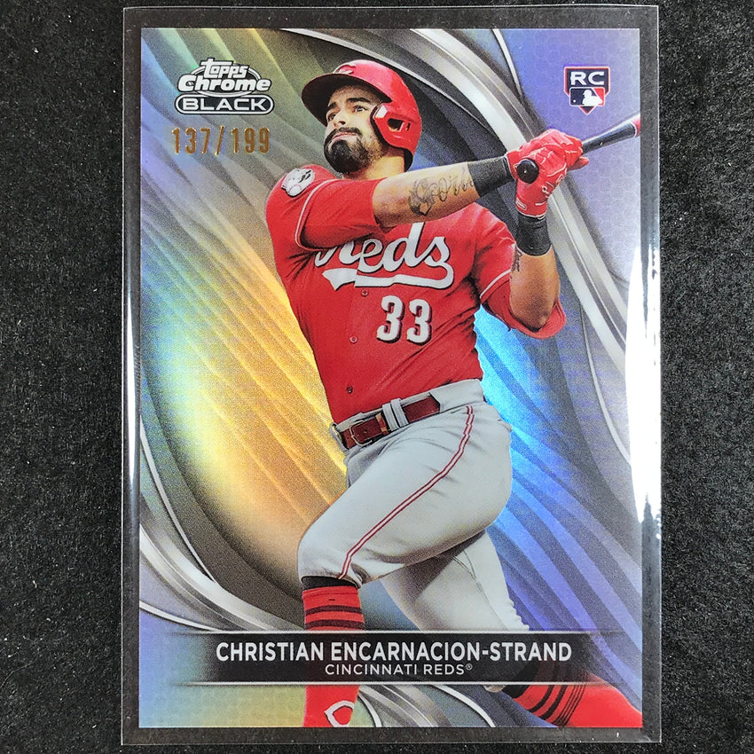 2024 Topps Chrome Black MLB ENCARNACION-STRAND Rookie Base Refractor 137/199