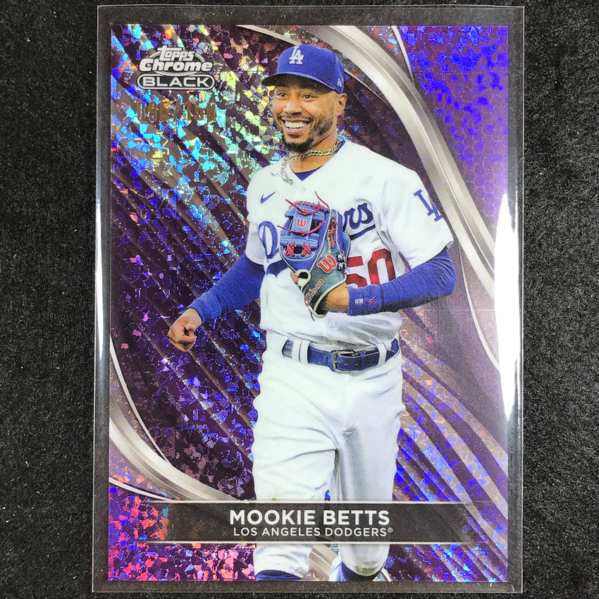 2024 Topps Chrome Black MLB MOOKIE BETTS Base Purple Mini-Diamond 95/150