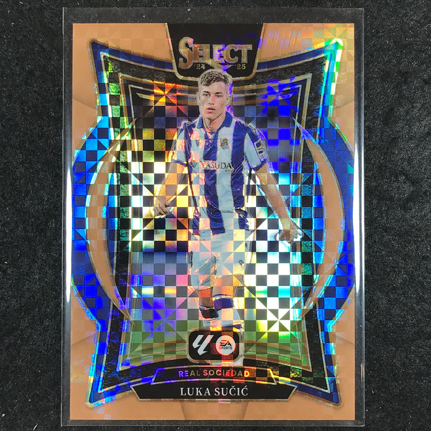2024-25 Select La Liga LUKA SUCIC Terrace Bronze Checker 13/59 #49