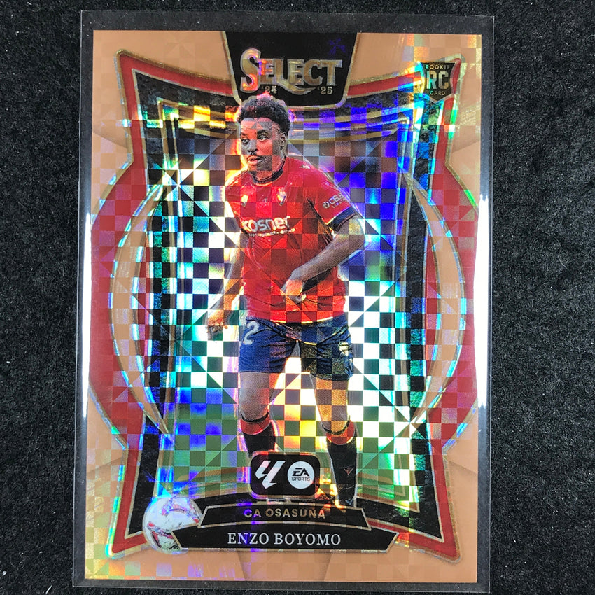 2024-25 Select La Liga ENZO BOYOMO Terrace Rookie Bronze Checker 15/59 #61