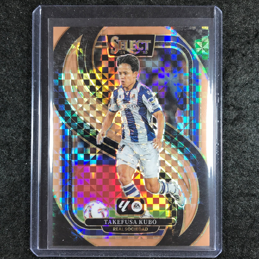 2024-25 Select La Liga TAKEFUSA KUBO Mezzanine Bronze Checker 43/59 #142