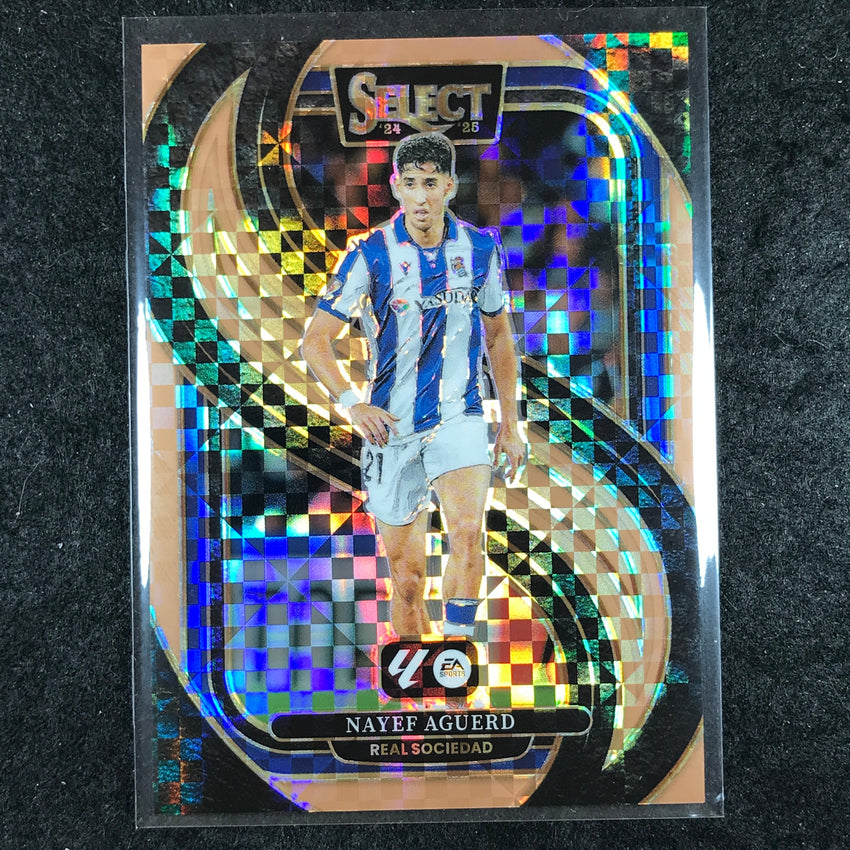 2024-25 Select La Liga NAYEF AGUERD Mezzanine Bronze Checker 39/59 #149