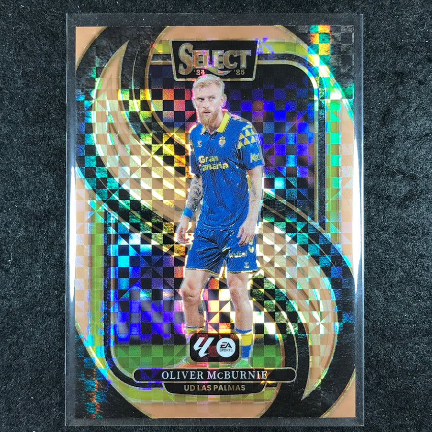 2024-25 Select La Liga OLIVER MCBURNIE Mezzanine Bronze Checker 48/59 #162