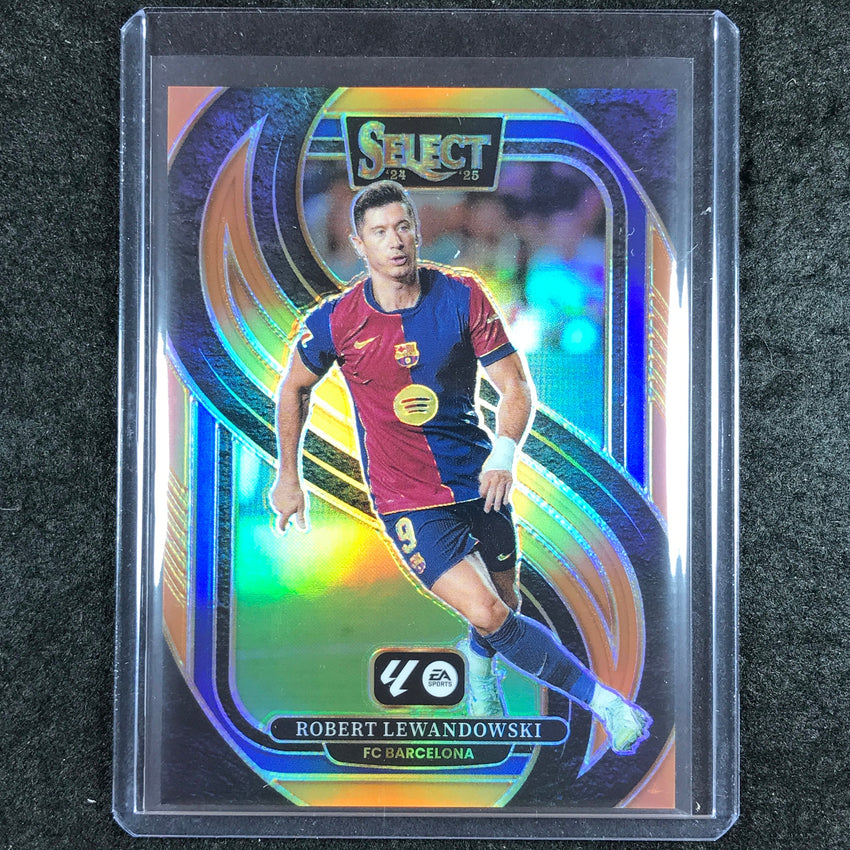 2024-25 Select La Liga ROBERT LEWANDOWSKI Mezzanine Orange 31/49 #153