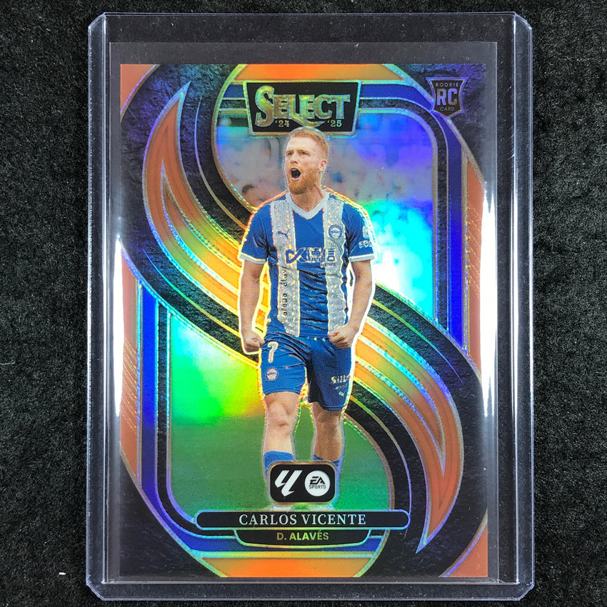 2024-25 Select La Liga CARLOS VICENTE Mezzanine Rookie Orange 23/49 #172