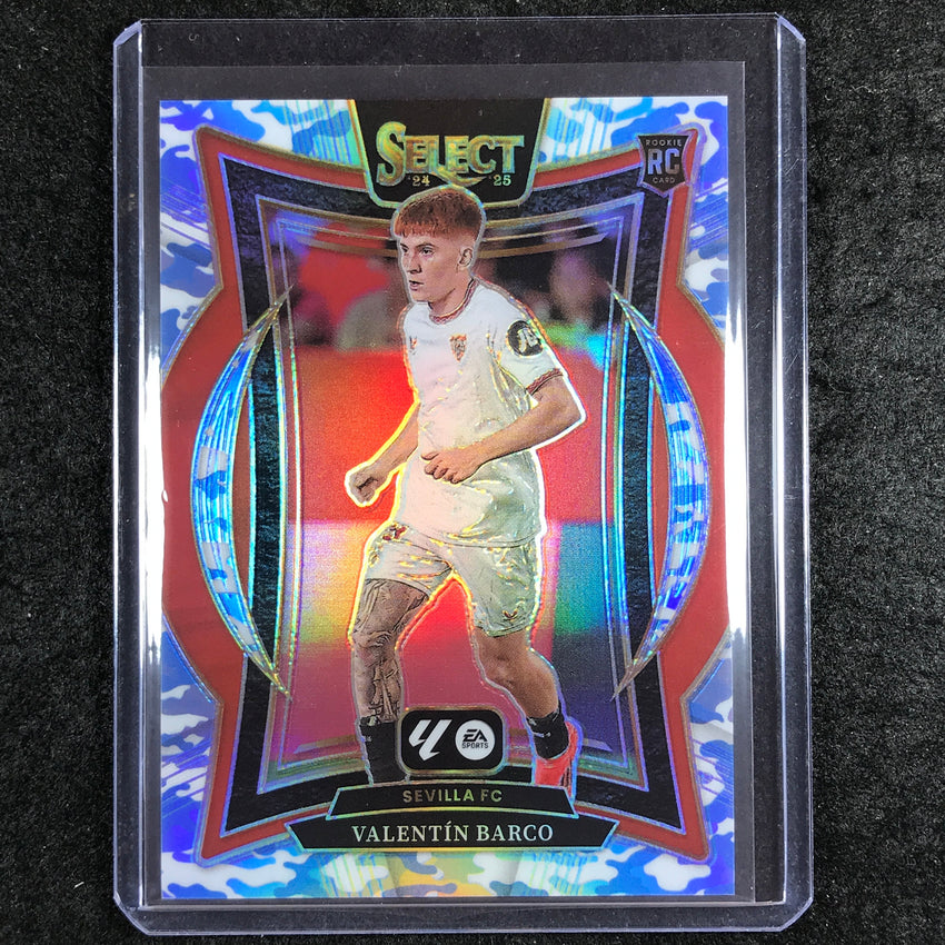2024-25 Select La Liga VALENTIN BARCO Terrace Rookie Winter Camo 19/30 #30