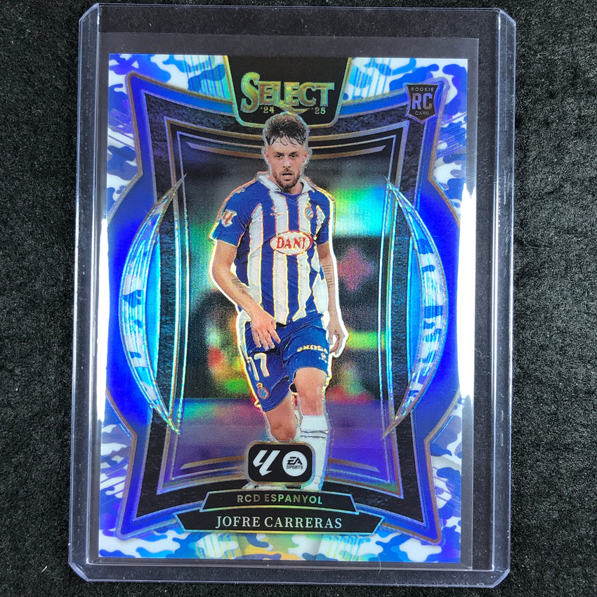 2024-25 Select La Liga JOFRE CARRERAS Terrace Rookie Winter Camo 12/30 #87
