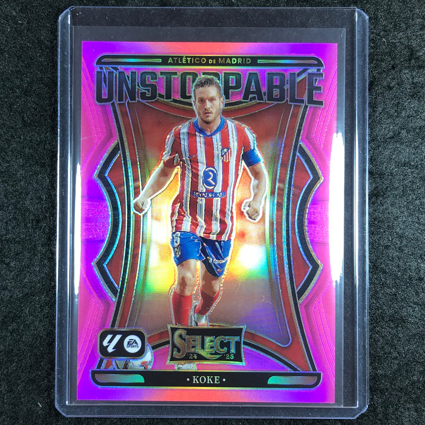 2024-25 Select La Liga KOKE Unstoppable Pink 5/25 #2