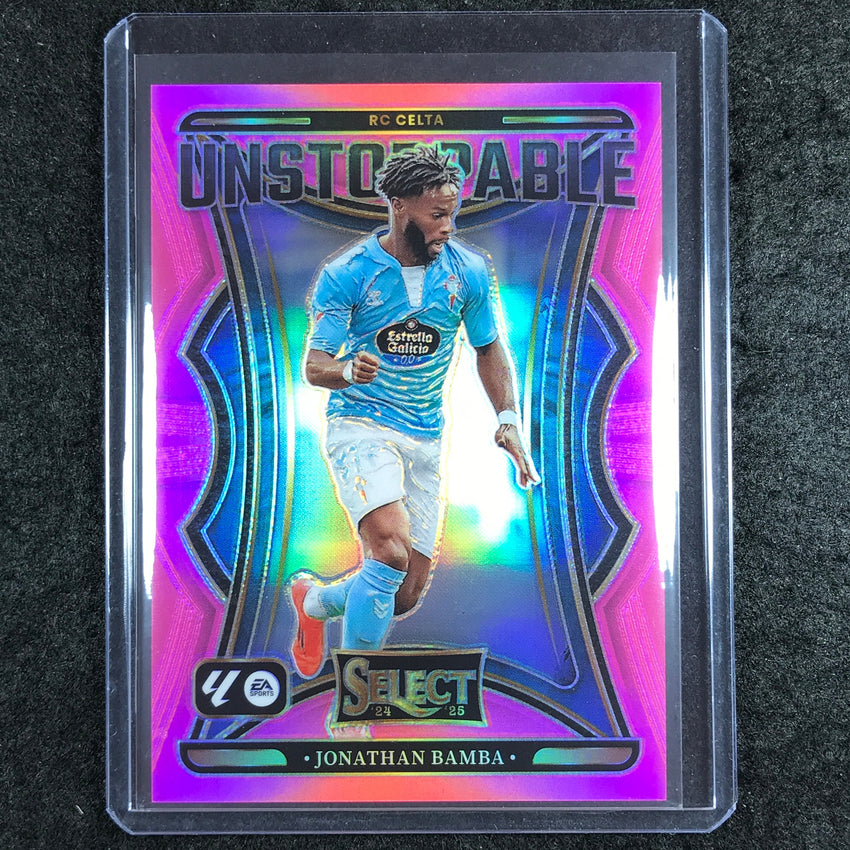 2024-25 Select La Liga JONATHAN BAMBA Unstoppable Pink 22/25 #13