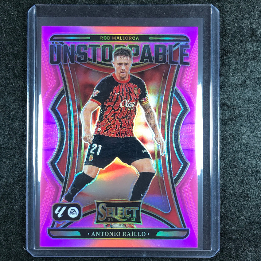 2024-25 Select La Liga ANTONIO RAILLO Unstoppable Pink 9/25 #16