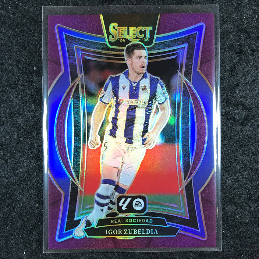 2024-25 Select La Liga IGOR ZUBELDIA Terrace Purple /99 #48