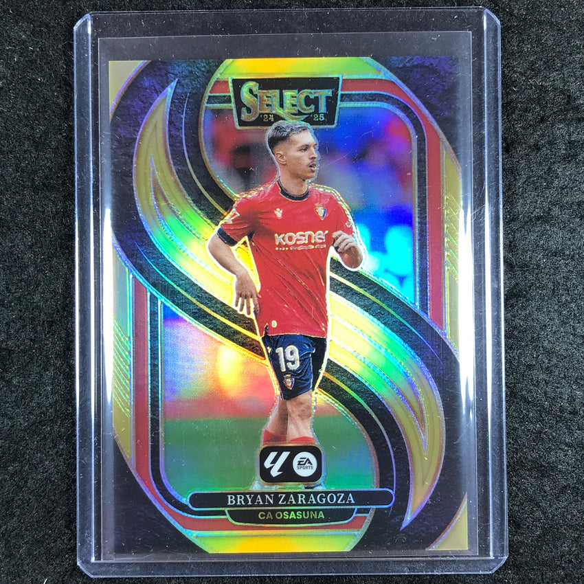 2024-25 Select La Liga BRYAN ZARAGOZA Mezzanine Gold 1/10 #164