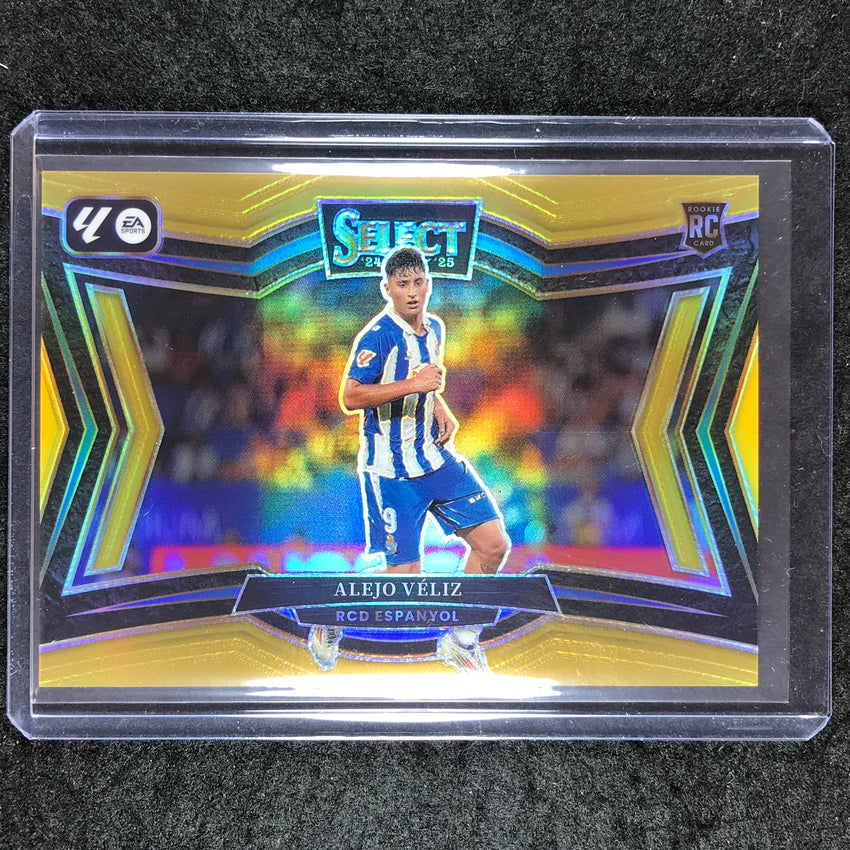 2024-25 Select La Liga ALEJO VELIZ Field Level Rookie Gold 9/10 #226