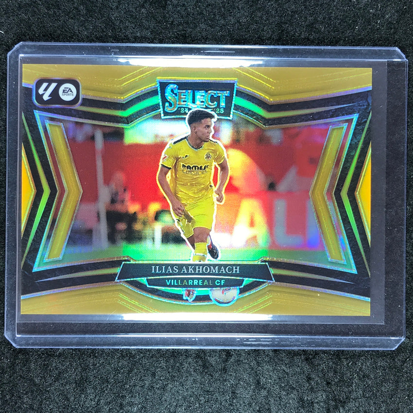 2024-25 Select La Liga ILIAS AKHOMACH Field Level Gold 1/10 #250