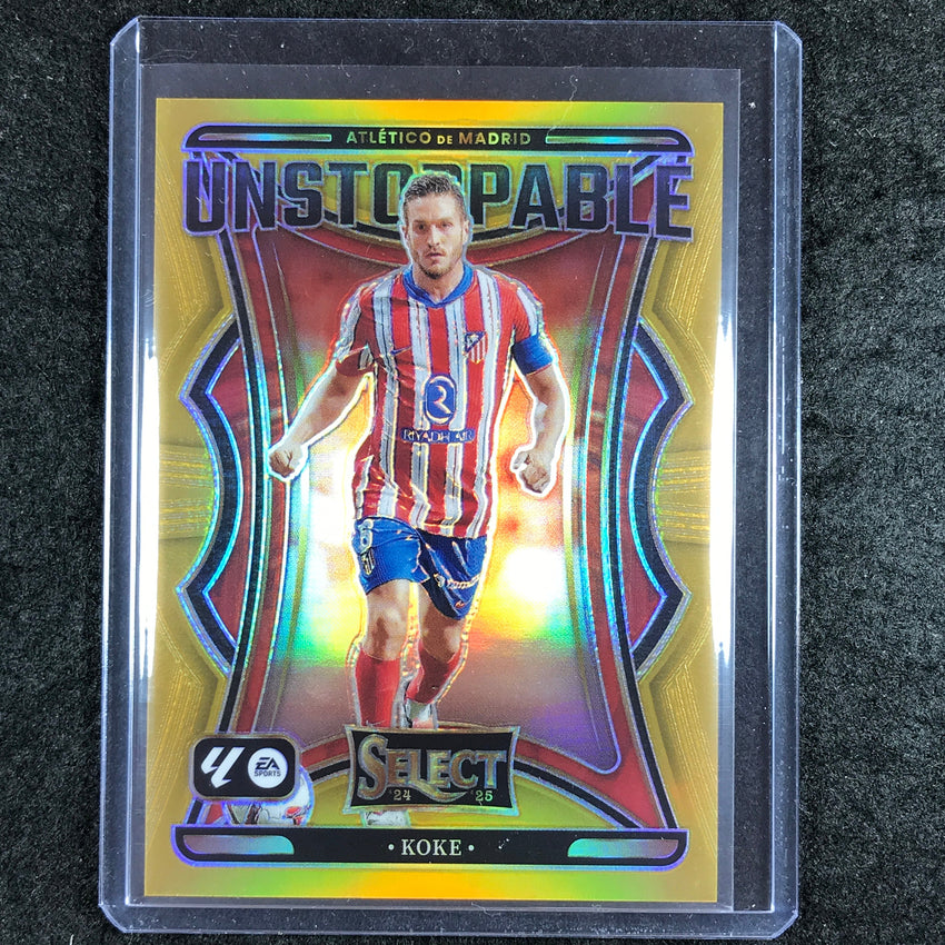 2024-25 Select La Liga KOKE Unstoppable Gold 8/10 #2