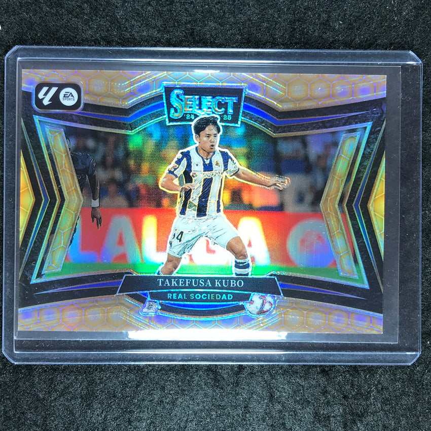 2024-25 Select La Liga TAKEFUSA KUBO Field Level Honeycomb SSP #236