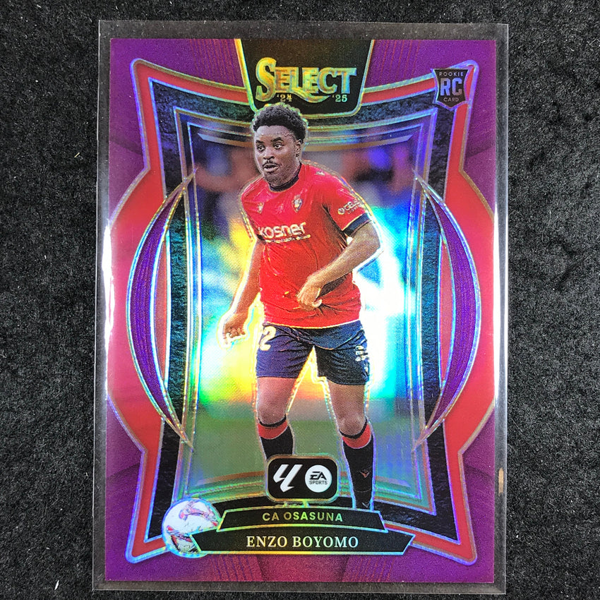 2024-25 Select La Liga ENZO BOYOMO Terrace Rookie Purple /99 #61