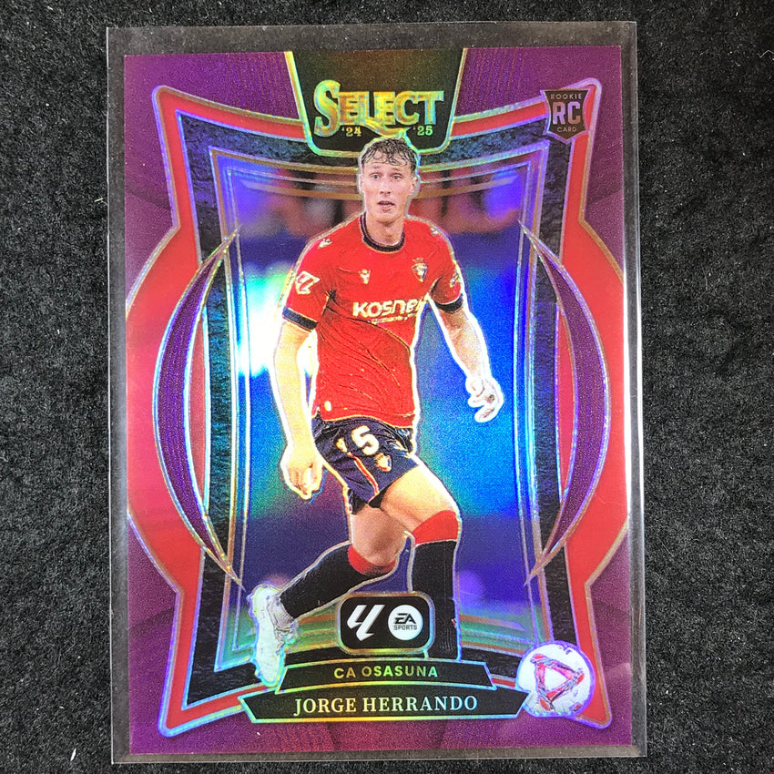 2024-25 Select La Liga JORGE HERRANDO Terrace Rookie Purple /99 #64