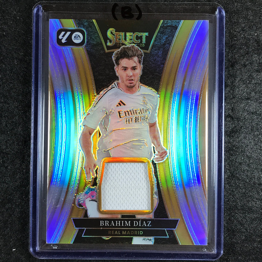 2024-25 Select La Liga BRAHIM DIAZ Select Memorabilia Jersey Relic #BD (B)