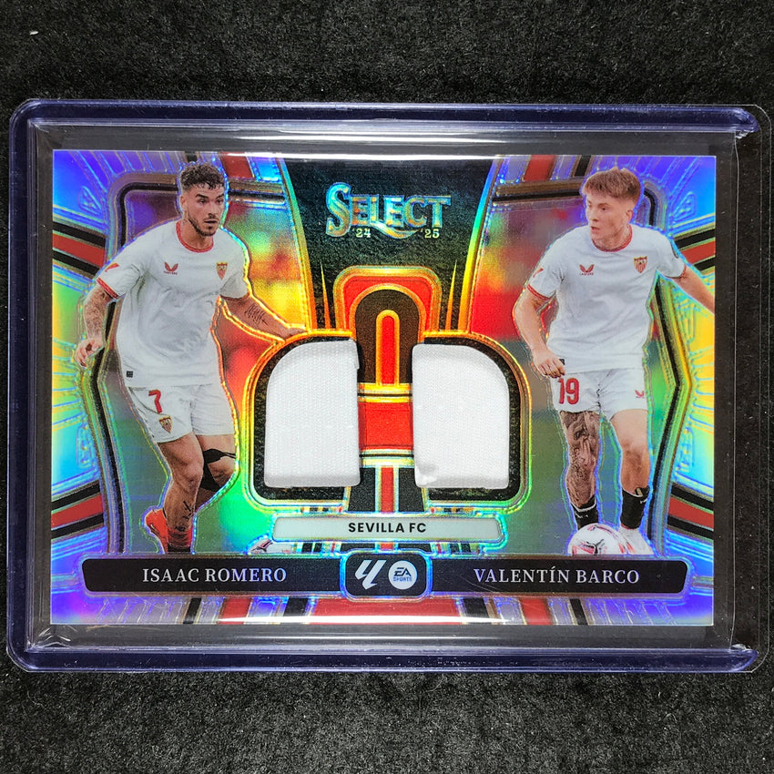 2024-25 Select La Liga ISAAC ROMERO VALENTIN BARCO Dual Swatches Jersey #SFC